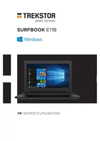 Notice TrekStor SURFBOOK E11B Ordinateur portable