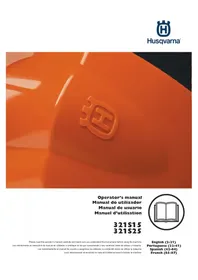 Notice HUSQVARNA 321S25 Pulvérisateur de jardin motorisé