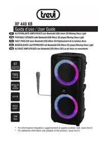 Notice Trevi XF 440 KB Haut-parleur