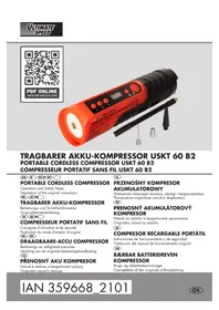 Notice ULTIMATE SPEED USKT 60 B2 Kompressor