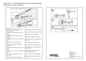 Notice POWERFIX IAN 303119 Niveau laser / outil de mesure