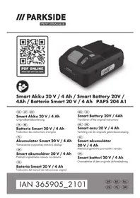 Notice PARKSIDE PAPS 204 A1 Visseuse