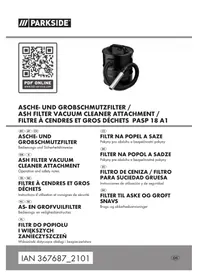 Notice PARKSIDE PASP 18 A1 Aspirateur