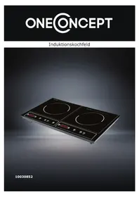 Notice OneConcept CHEFZONE DOUBLE Piano cottura elettrico