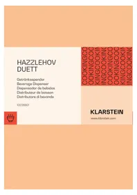 Notice OneConcept HAZZLEHOV DUETT Distributore di bevande