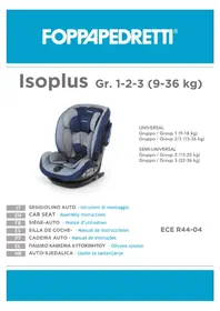 Notice Foppapedretti ISOPLUS Siège de voiture