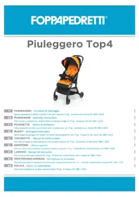 Notice Foppapedretti PIùLEGGERO TOP4 Poussette