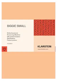 Notice Klarstein BIGGIE SMALL Appareil de conservation alimentaire
