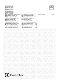 Notice ELECTROLUX EOB8S39X Elektrická rúra