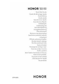 Notice HONOR 50 5G Téléphone