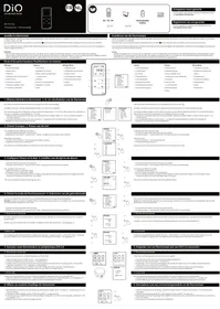 Notice DIO EDTH04 Thermostat