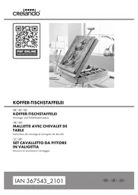 Notice Crelando IAN 367543 Chevalet de peinture