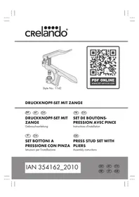 Notice Crelando IAN 354162 Pince outil