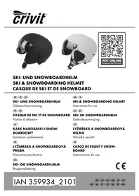 Notice CRIVIT IAN 367478 Casque de vélo