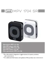 Notice Trevi MPV 1704 SR Lecteur mp3