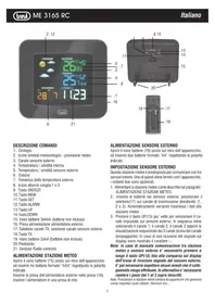Notice Trevi ME 3165 RC Station Météo