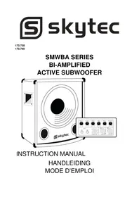 Notice Skytec SMWBA15 Caisson de basses