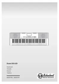 Notice Schubert ETUDE 255 LCD Clavier MIDI