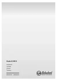 Notice Schubert ETUDE 61 MK II Clavier MIDI