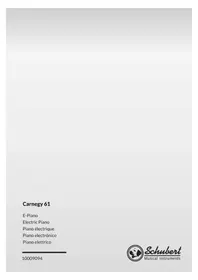 Notice Schubert CARNEGY61 Clavier MIDI
