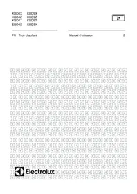 Notice ELECTROLUX EBD4X Tiroir et armoire chauffants