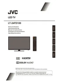 Notice JVC LT24FD100 Télévision