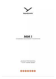 Notice BEYERDYNAMIC MM1 Microphone