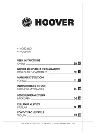 Notice HOOVER HOVEN 500 HOZ6901INE Fırın
