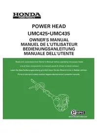 Notice Honda UMC425 Attrezzo da giardino motorizzato