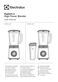 Notice ELECTROLUX EXPLORE 6 E6TB18ST Blender
