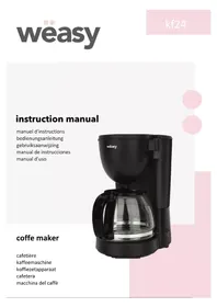 Notice Wëasy KF24 Coffee machine