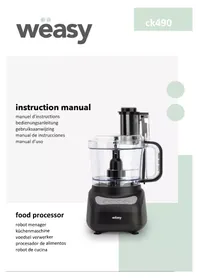 Notice Wëasy CK490 Robot ménager