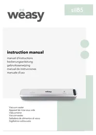 Notice Wëasy SIL85 Appareils à emballage sous vide