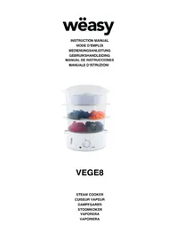 Notice Wëasy VEGE8 Cuiseur vapeur