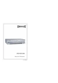 Notice Magnum DVDVCR3300 Lecteur dvd