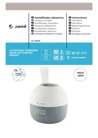 Notice JANE MOON ION Humidificateur d'air