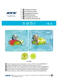 Notice JANE BOW FLOATER Bouée de natation pour enfant