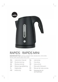 Notice WILFA RAPIDS WK3S2000 Vedenkeitin