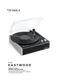 Notice Victrola EASTWOOD VTA72 Platine_disque