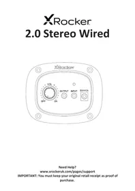 Notice X Rocker SHADOW 2.0 Chaise de jeux