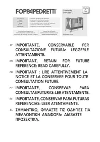 Notice Foppapedretti CELEBRITY Lit bébé