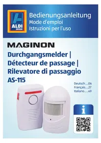 Notice Maginon AS115 Sonneur d'alarme