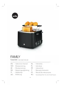 Notice WILFA FAMILY TO4W1600 Tostadora