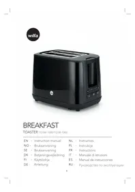 Notice WILFA BREAKFAST TO3GW1000 Tostadora