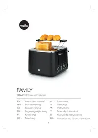 Notice WILFA FAMILY TO4B1600 Tostadora