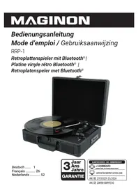 Notice Maginon RRP1 Platine_disque
