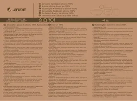 Notice JANE SILICONE DINNER SET Vaisselle en silicone