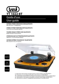 Notice Trevi TT 1022 BT Platine_disque