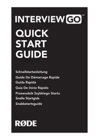 Notice Røde INTERVIEW GO Microphone