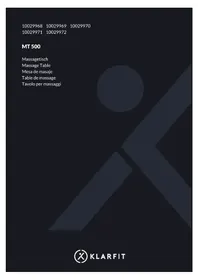 Notice Klarfit MT 500 Appareil de massage